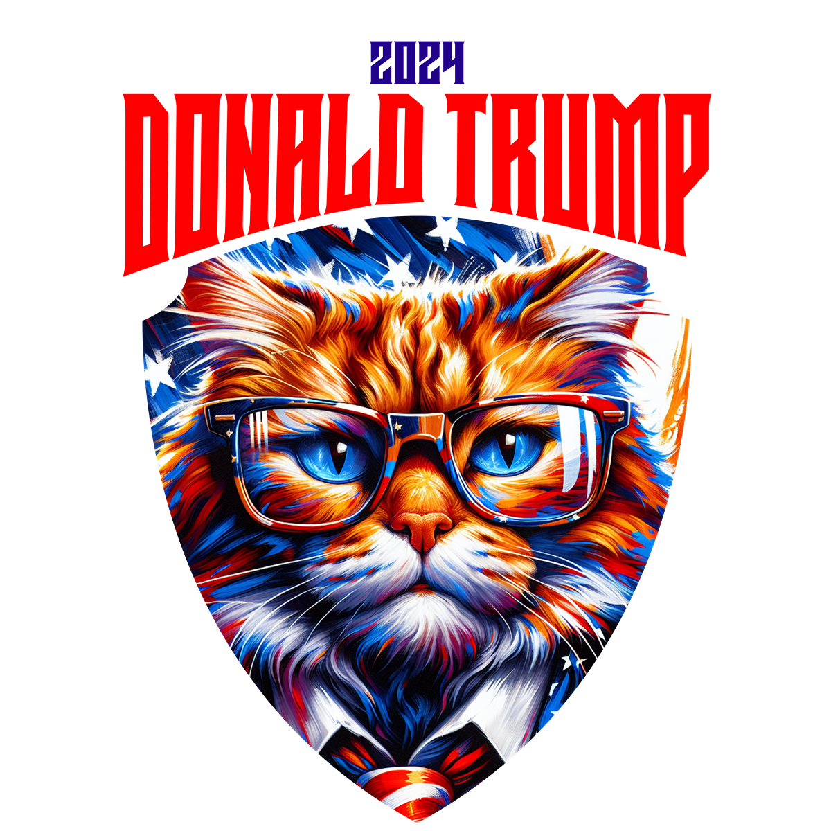 Trump Cat 2024 t-shirt.